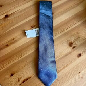 Calvin Klein Blue Tie Dotted Pattern Business Casual Necktie 0021‎ $69.50